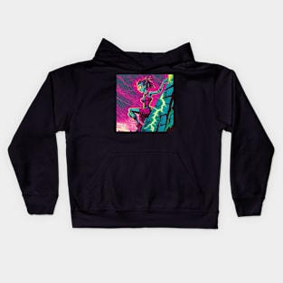 Zombie Woman on a Cliff Kids Hoodie